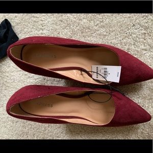 Express Suede Wedge (NWT)